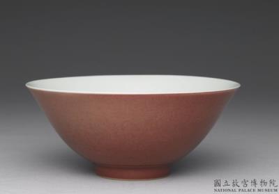 图片[2]-Bowl with copper red glaze, Qing dynasty, Yongzheng reign (1723-1735)-China Archive